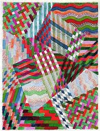 Precioso diseño de Gunta Stolzl, una de las mujeres directoras del taller textil de la Bauhaus.